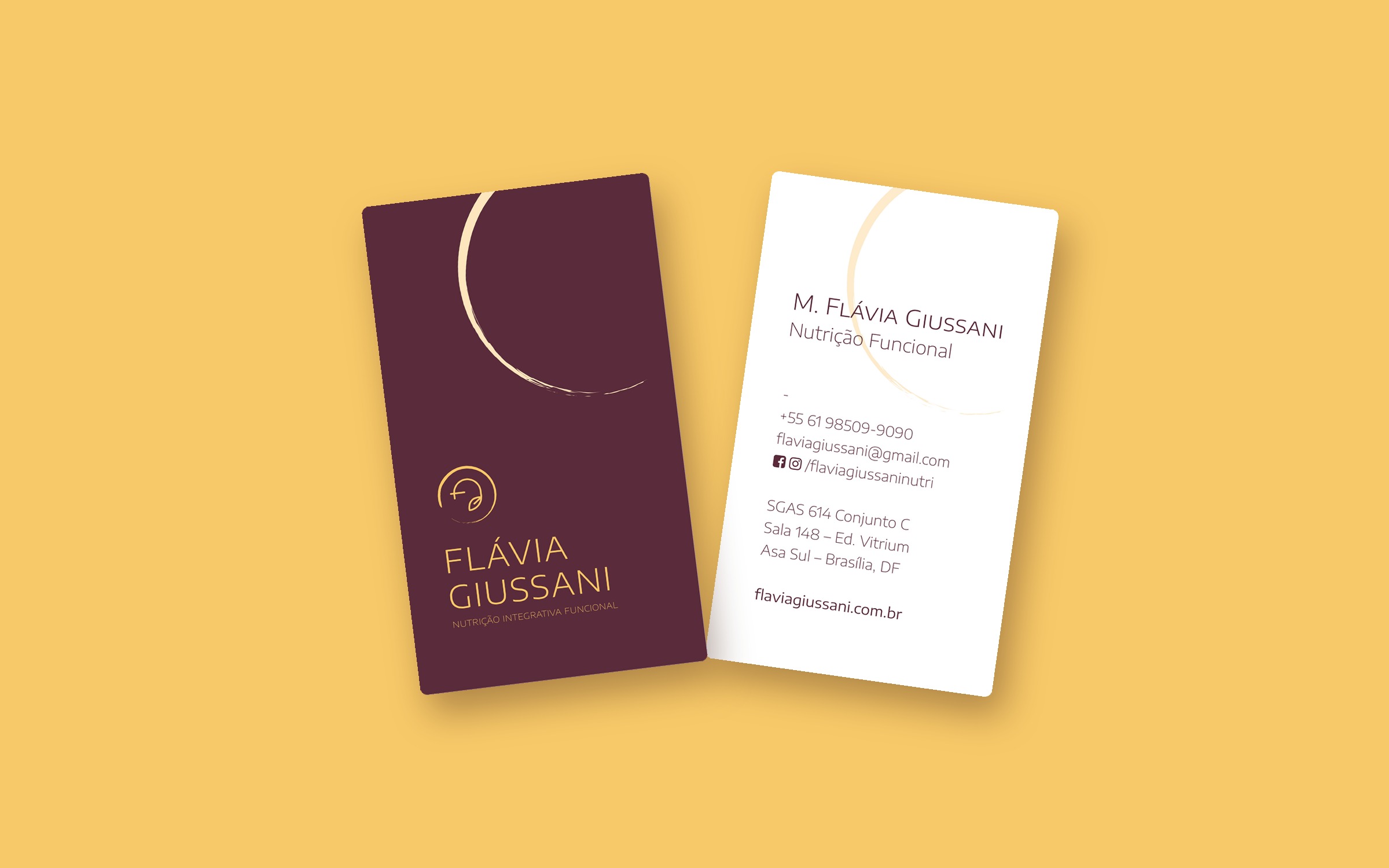 Flavia Giussani business cards