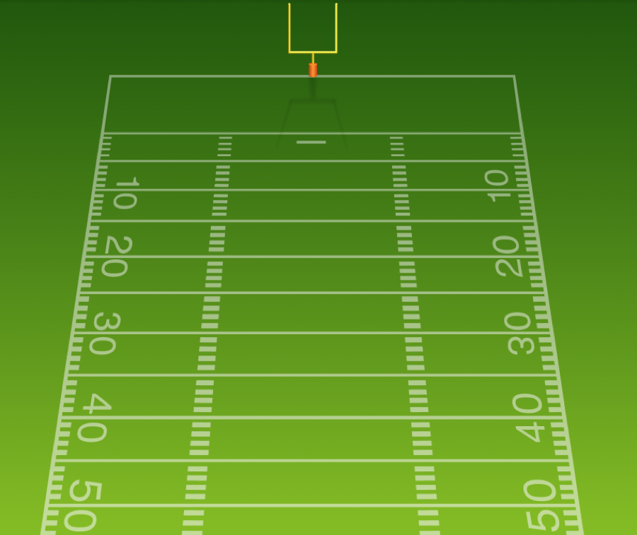 American football field
