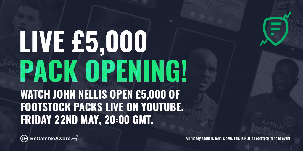 Live pack opening event promo