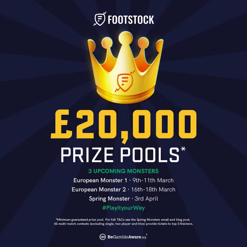 £20,000 prize pools announcement